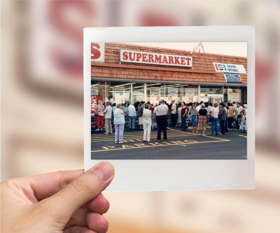 Image showing one of the first Sedano supermarket.