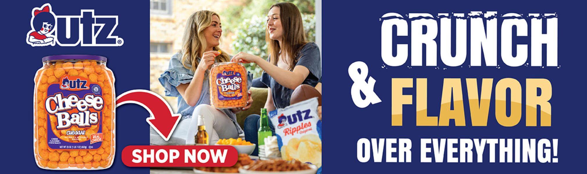 Utz Cheese Balls | Crunch and Flavor Over Everything at Sedanos.com