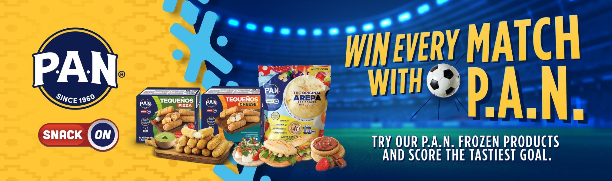 Win Every Match with PAN at Sedano's | Try our PAN frozen products and score the tastiest goal.